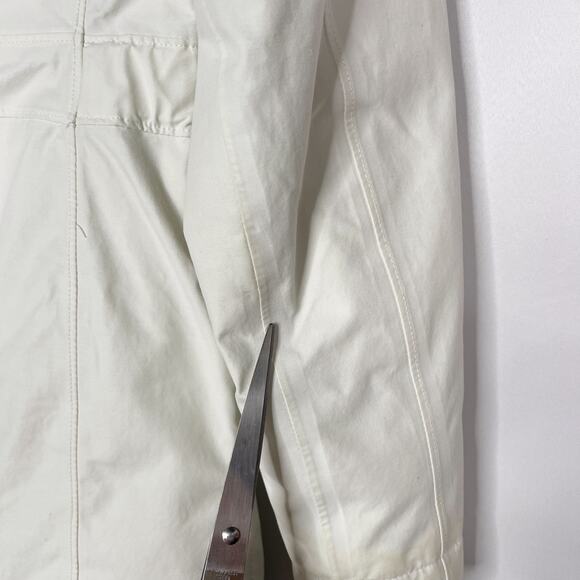 The North Face Womens XS Cream Arctic Parka Jacket Faux Fur Removable Hood Coat - Picture 11 of 16